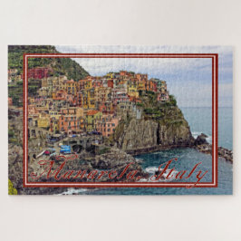 Målart av Manarola, Italien - 20 x 30 tum Pussel