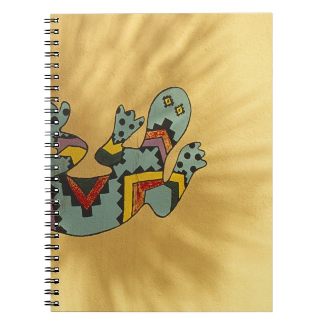 Målart på väggen Tucson, Arizona. Anteckningsbok Med Spiral (Framsidan)