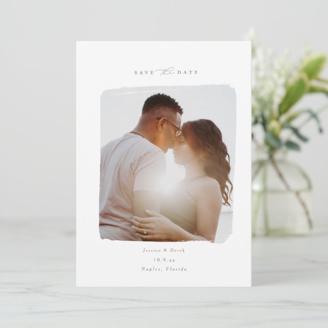 Målat foto Spara datum Datumet (Stående Fram)