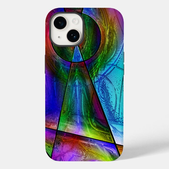 Målat glas 1 (Baksida)