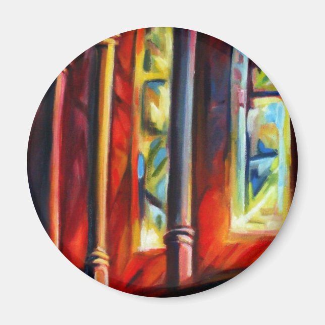 Målat glas 1 magnet (Framsidan)