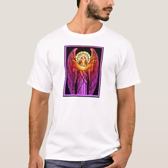 Målat glas Angel T-Shirt (Framsida)