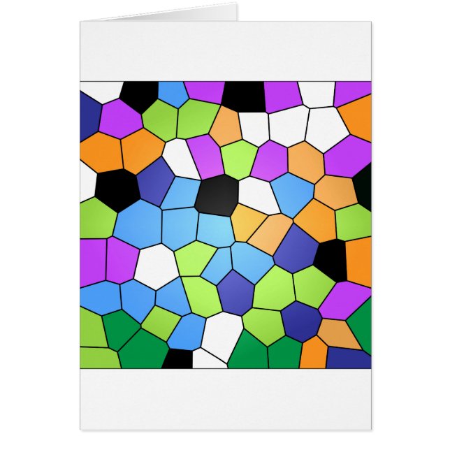 Målat glas hälsningskort (Framsidan)