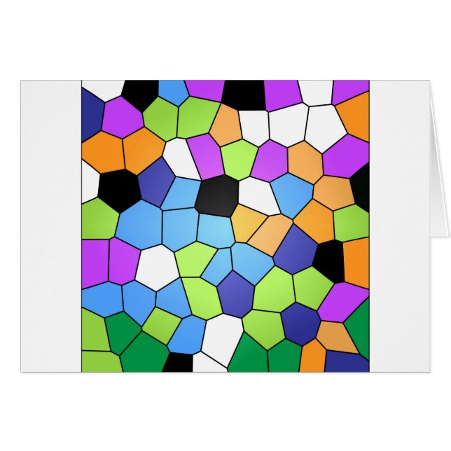 Målat glas hälsningskort (Framsidan Horizontal)