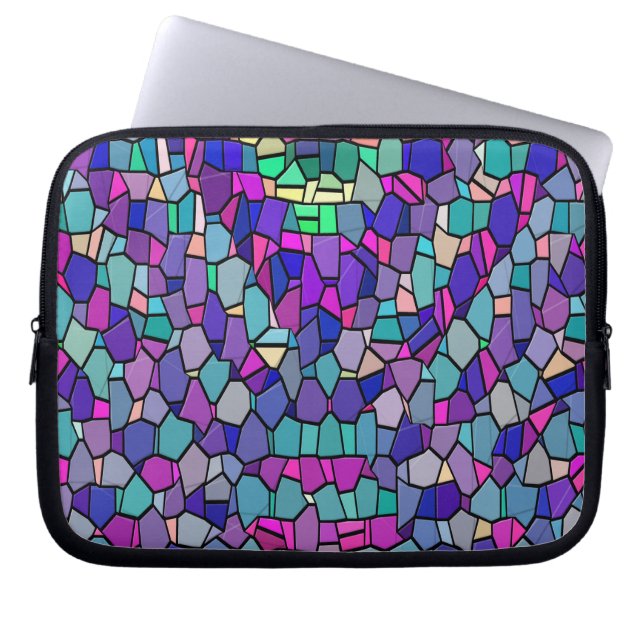 Målat glas..... laptop fodral (Framsidan)