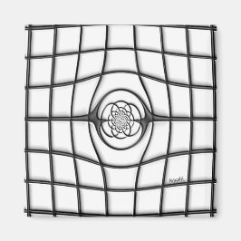 Målat glas (ljus) © Angel Honung, 2009 Magnet