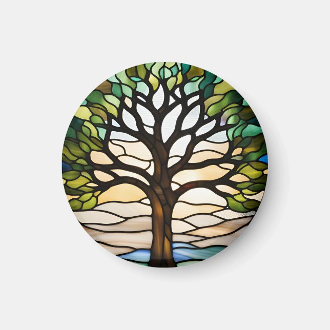 Målat glas magnet (Framsidan)