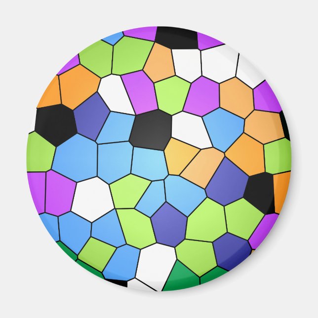 Målat glas magnet (Framsidan)