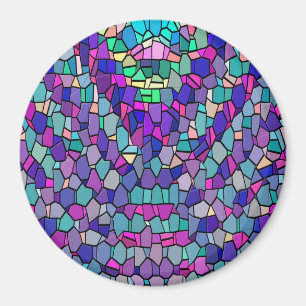 Målat glas.... magnet