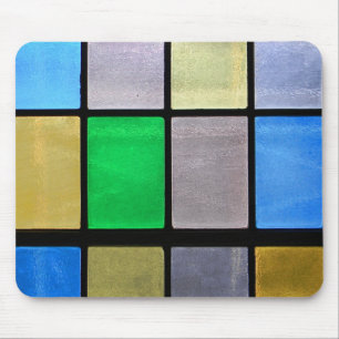 Målat glas musmatta