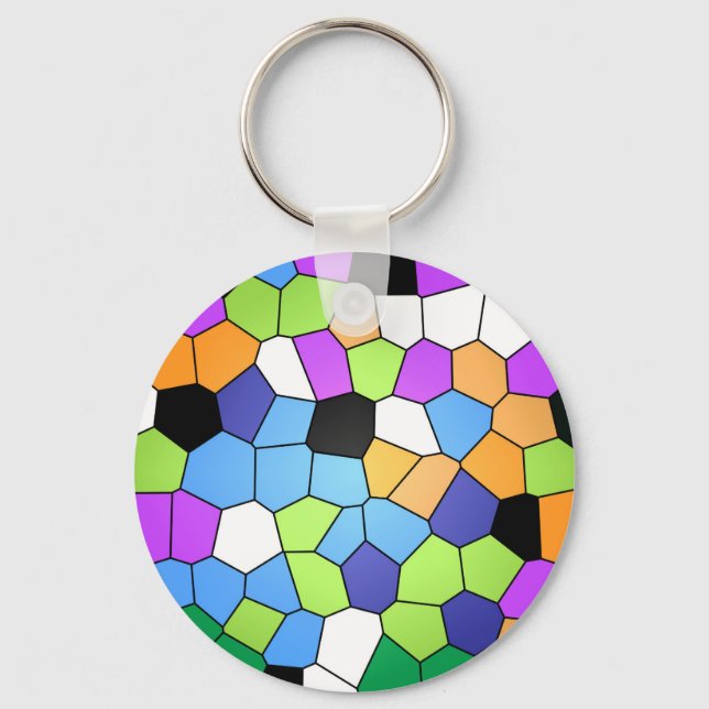 Målat glas nyckelring (Framsida)
