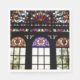 Målat glas pappersservett