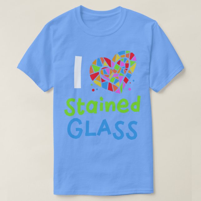 Målat glas t shirt (Design framsida)
