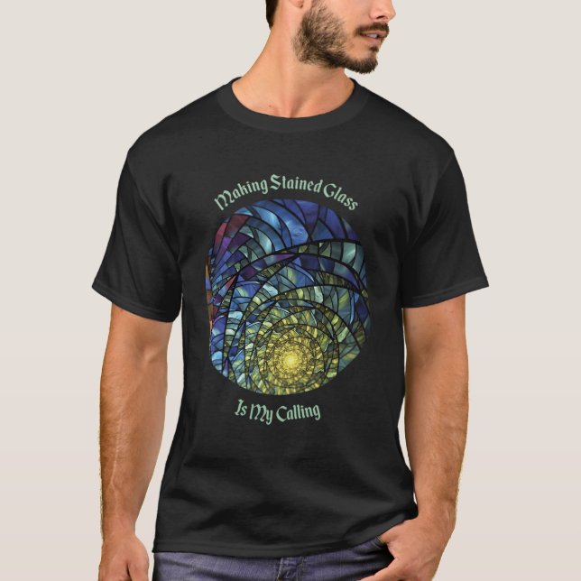 Målat glas t shirt (Framsida)