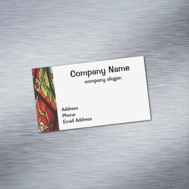 Målat glas visitkortmagnet (In Situ)