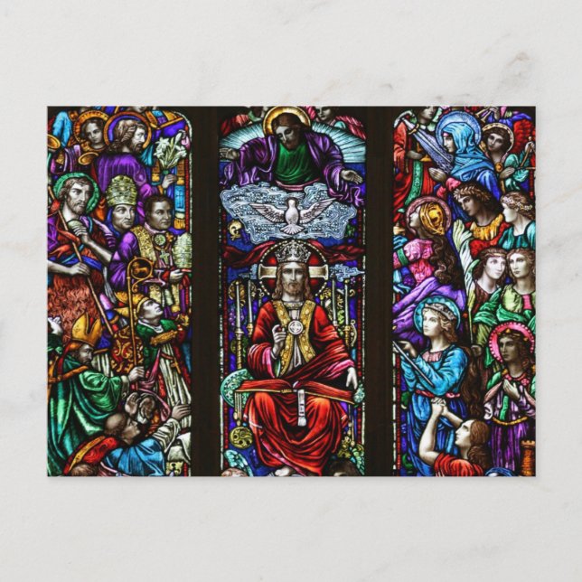 Målat glas vykort (Framsida)