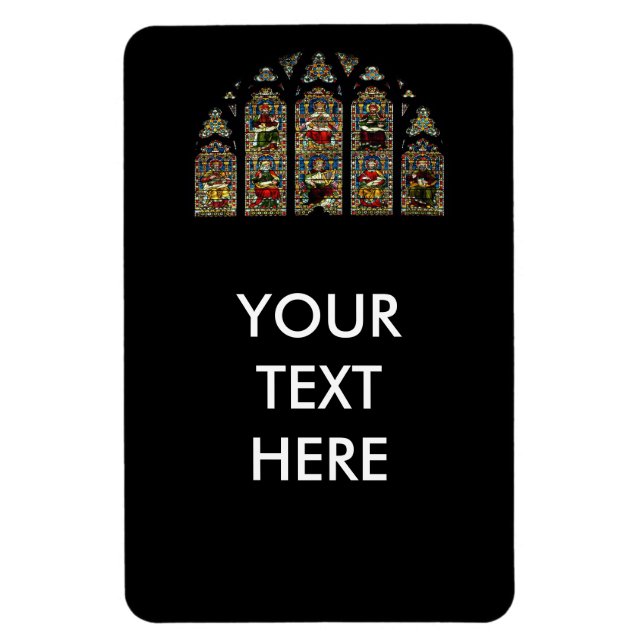 Målat glasfönster, magnet (Vertikal)