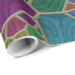 Målat glass 9 presentpapper