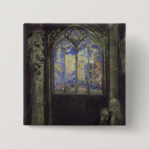 Målat glass Fönster, 1904 Knapp