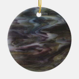 Målat glass julgransprydnad keramik