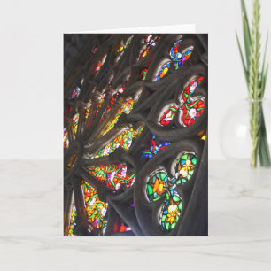 Målat glass kort