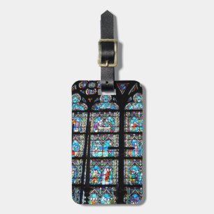 Målat glass på Notre Dame Bagagebricka