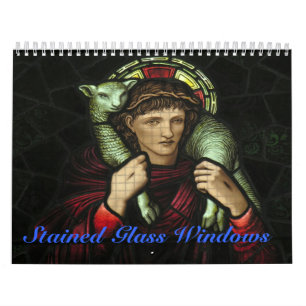 Målat glass Windows Kalender
