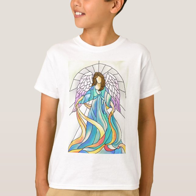 Målat glassängel t-shirt (Framsida)