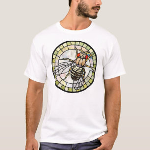 Målat glassdrosophila (fruktflugan) tee shirt