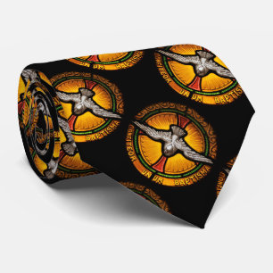 Målat glassduva slips