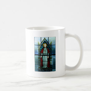 Målat glasskonst för Pope Sanktt Pius X Kaffemugg