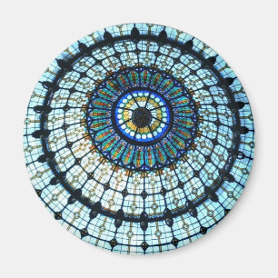 Målat glasskupol magnet