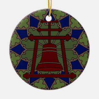 Målat glassRaincross Tri design Julgransprydnad Keramik