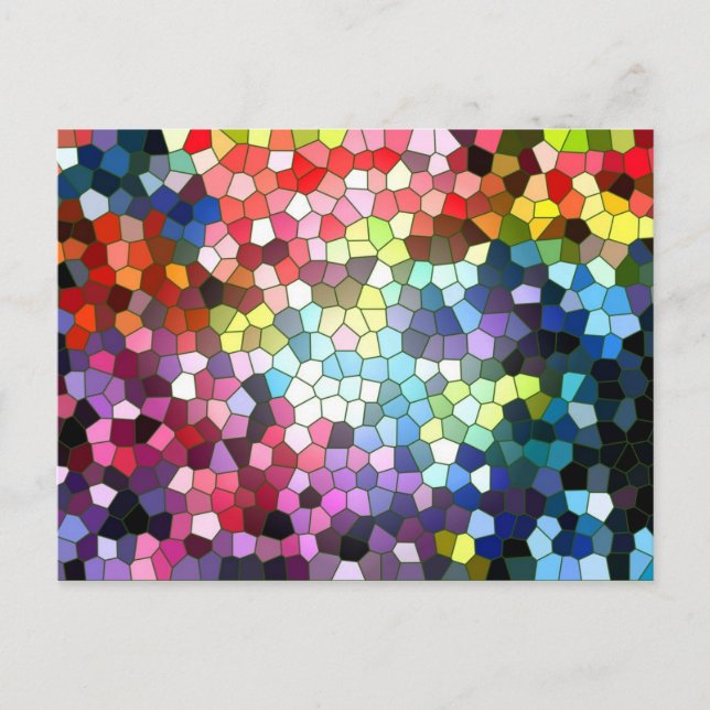 Målat glassvykort vykort (Framsida)