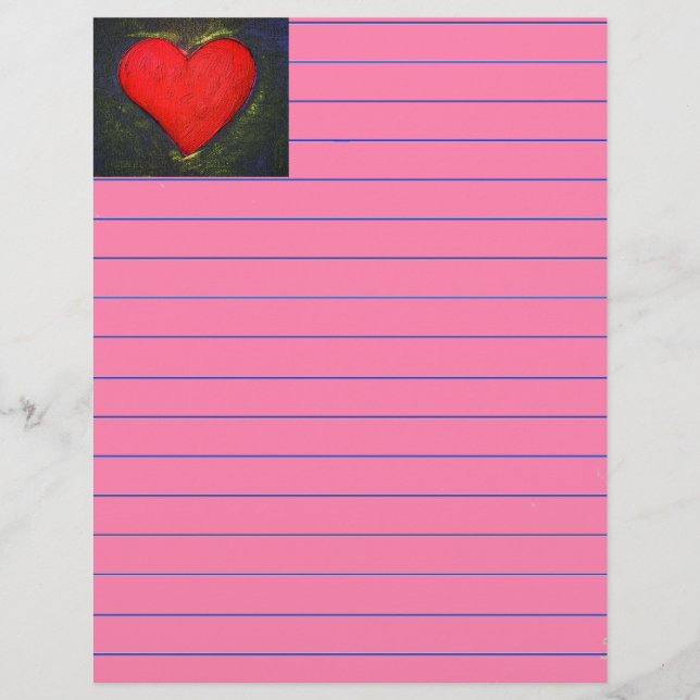 Målat hjärta (Framsida)