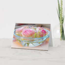 Målat kort för hälsning för robunke tomt