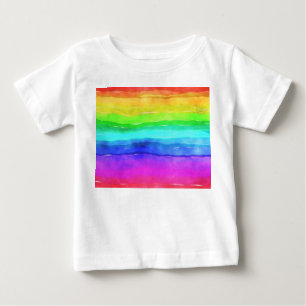 Målat regnbåge t shirt
