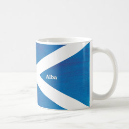 målat Skottland/Alba- Scottish Gaelic (Gàidhlig) Kaffemugg