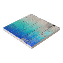 Målat trä ridit ut nautiskt för Driftwood blått