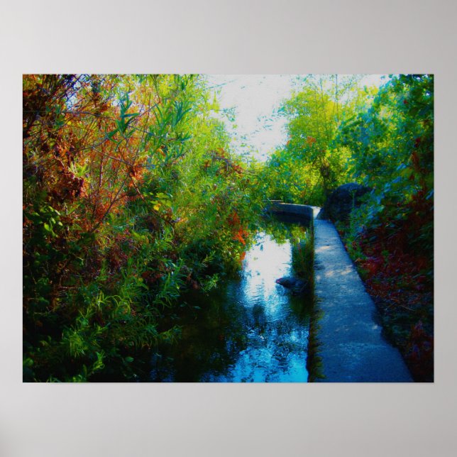 "Målat Vatten" Poster (Framsidan)