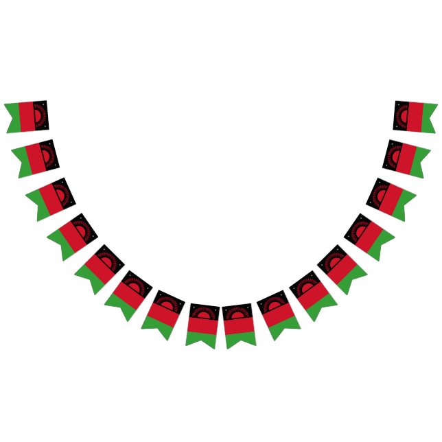 Malawi flagga (Alla)