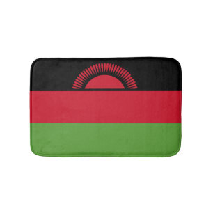Malawi flagga badrumsmatta