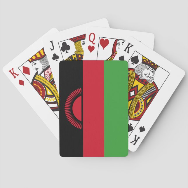 Malawi Flagga Casinokort (Baksidan)