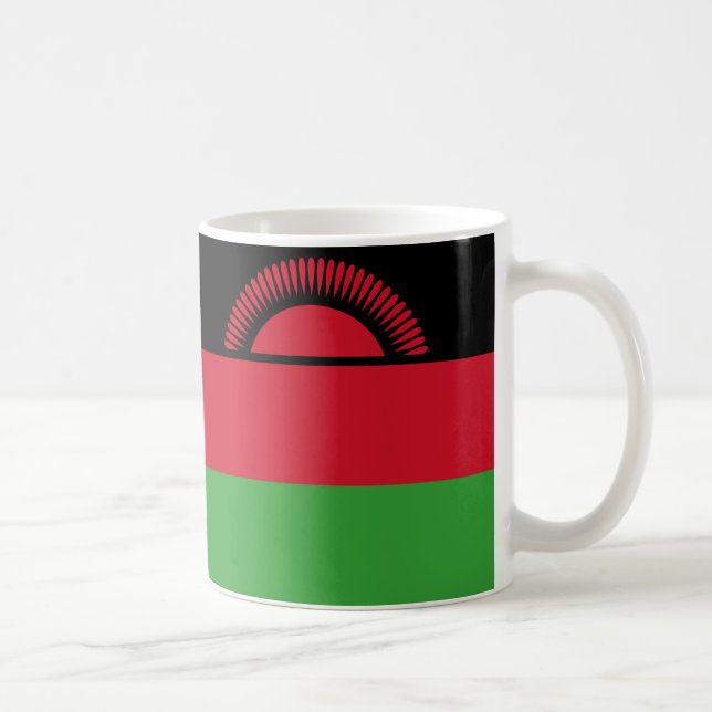 Malawi Flagga Ceramic Mugg (Höger)