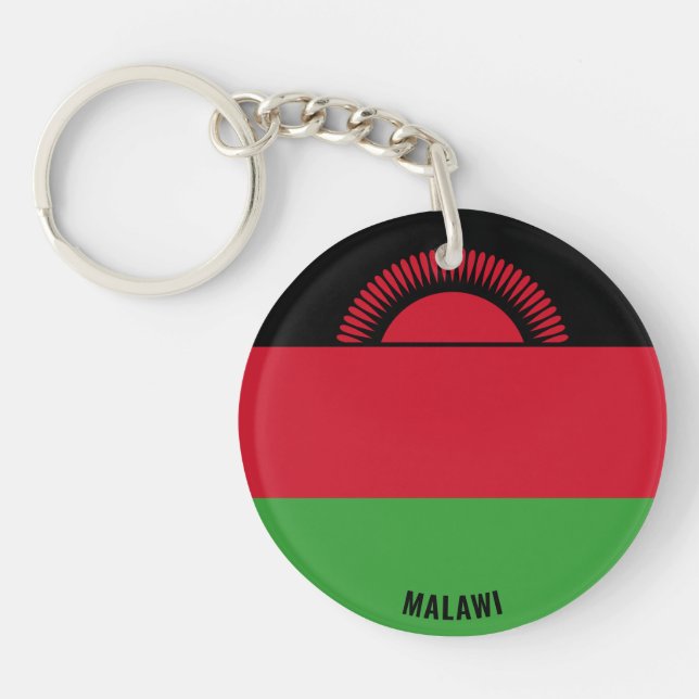 Malawi Flagga Charming Patriotic (Framsidan)