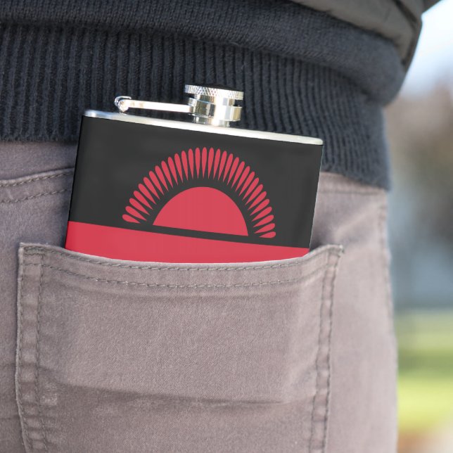 Malawi flagga fickplunta (In Situ)