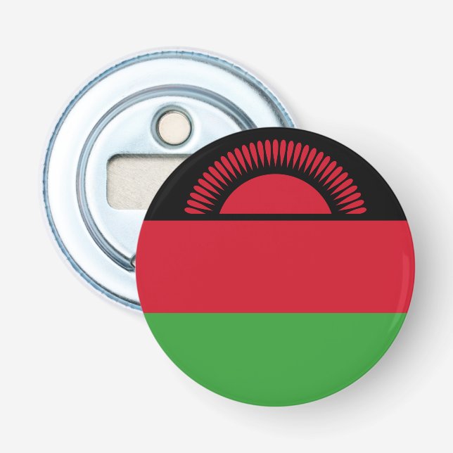 Malawi Flagga Flasköppnare (Framsidan)
