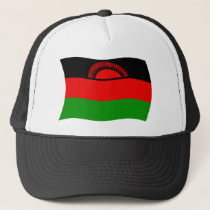 Malawi Flagga Hatt Keps