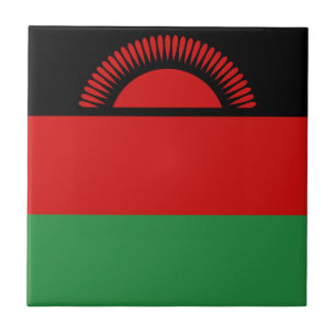 Malawi Flagga Keramisk Platta Kakelplatta