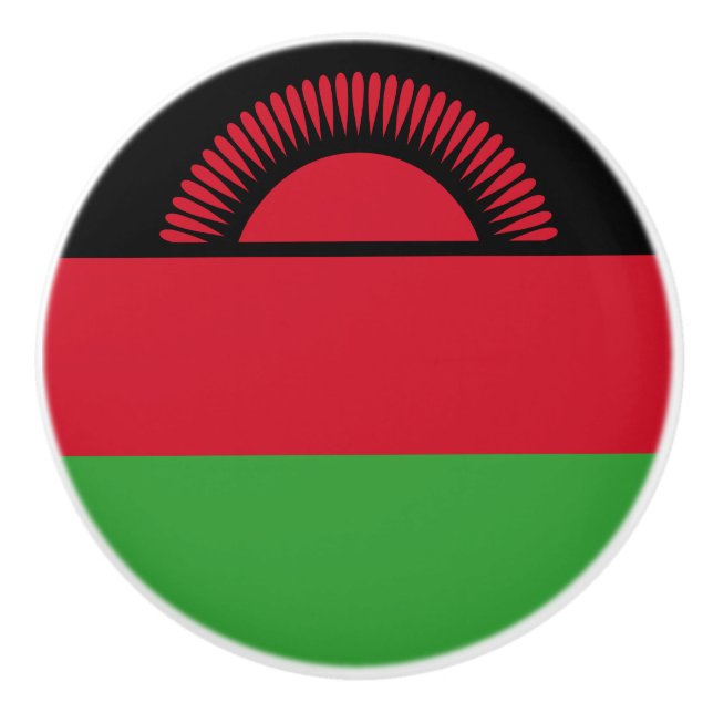 Malawi Flagga Knopp (Framsidan)